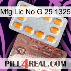 Mfg Lic No G 25 1325 new13